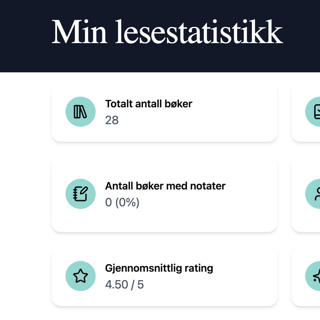 Bilde av lesestatistikk